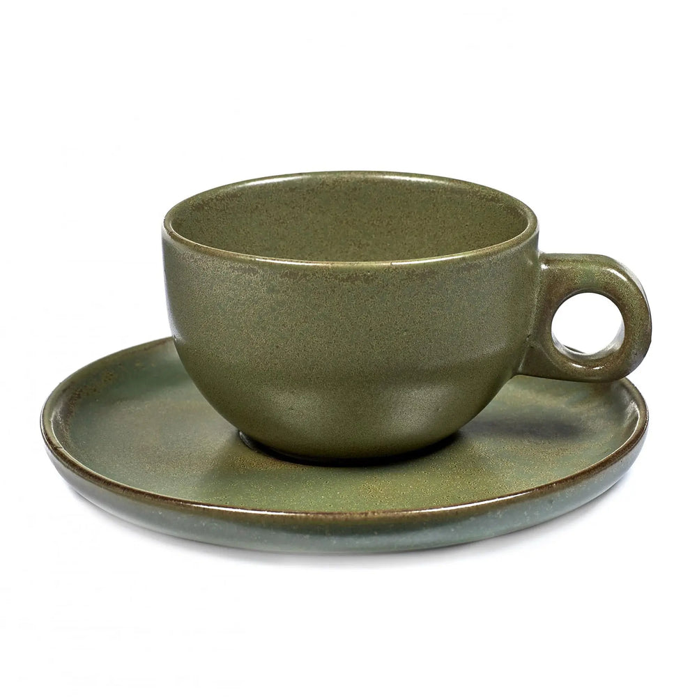 Serax Surface Cappuccino Cup With Saucer 23 Cl Camogreen Serax