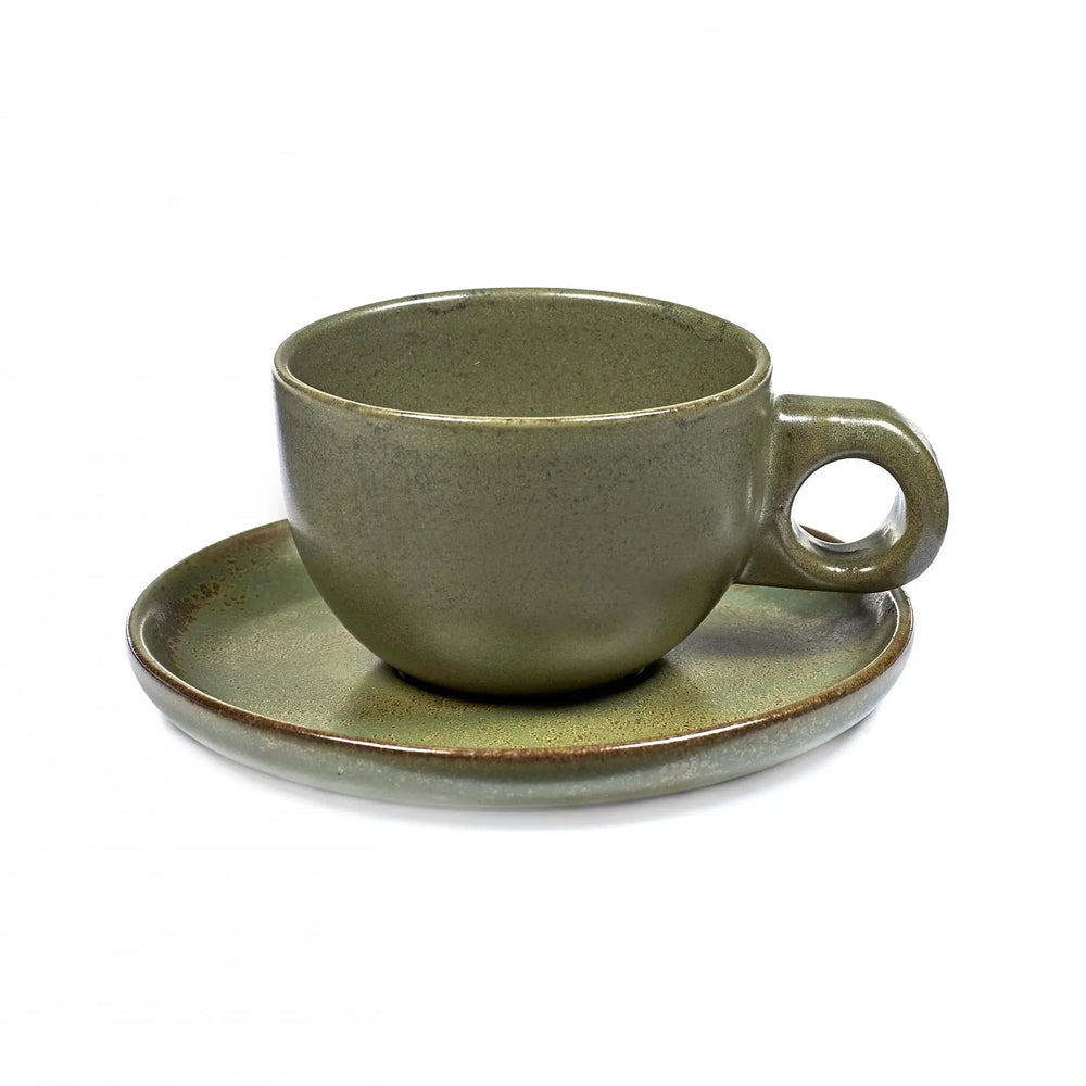 Serax Surface Coffee Cup With Saucer 13 Cl Camogreen Serax
