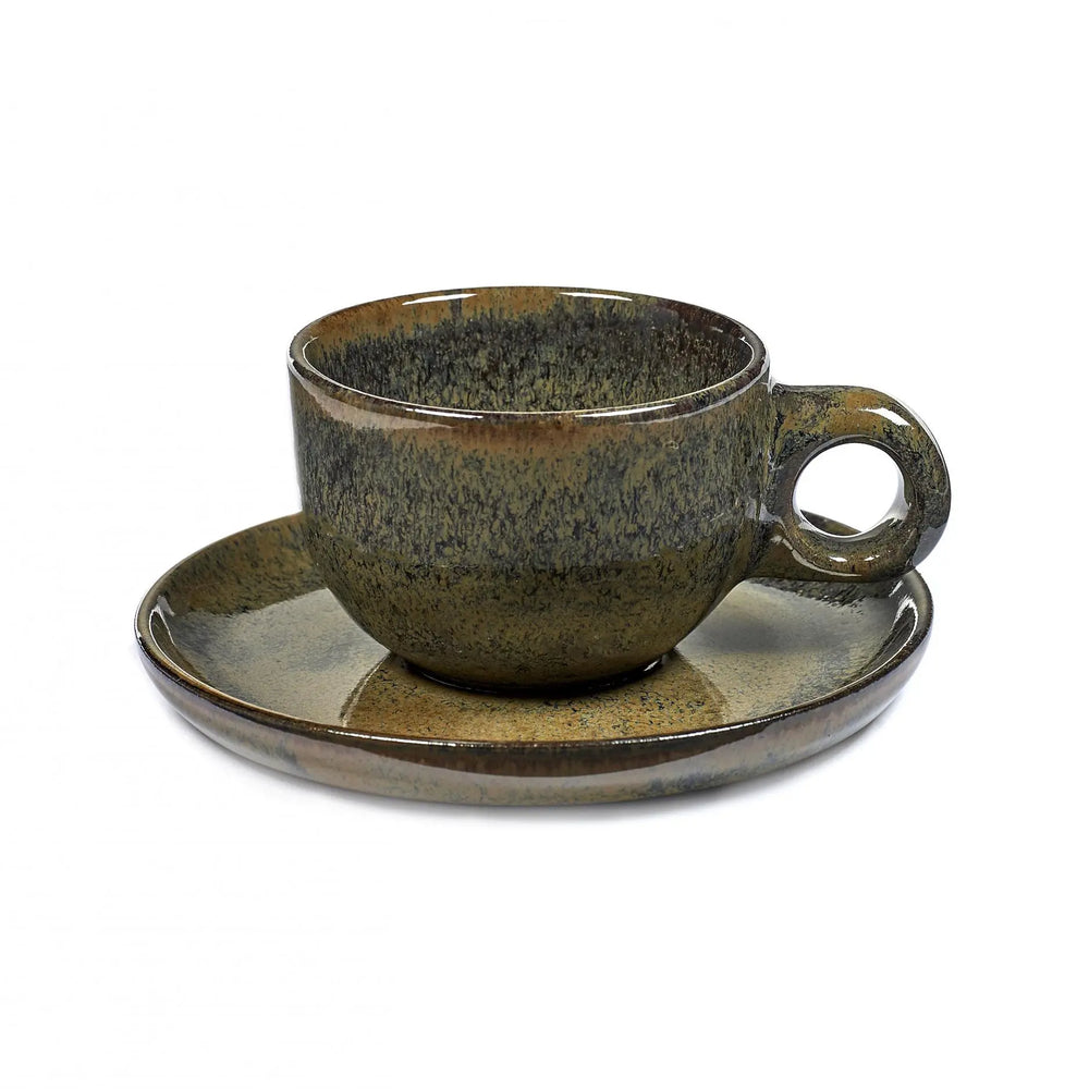 Serax Surface Coffee Cup With Saucer 13 Cl Indi Grey Serax