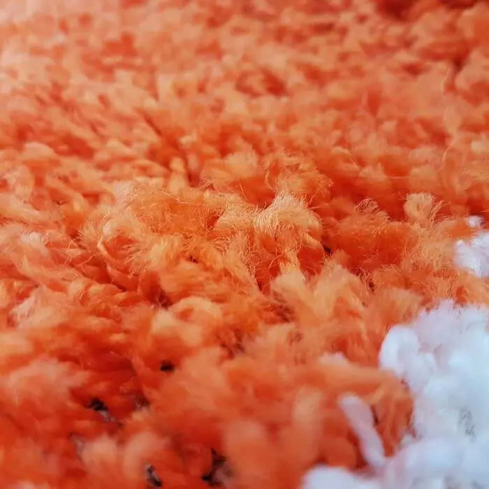Shaggy Collection Orange Shaggy Rugs | 381 The Rugs