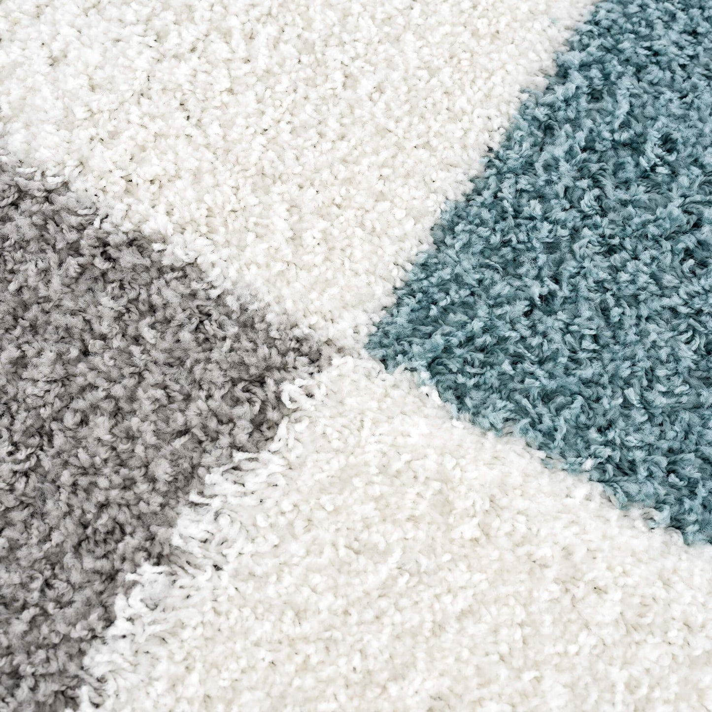 Shaggy Collection Turquoise Shaggy Rugs | 381T The Rugs