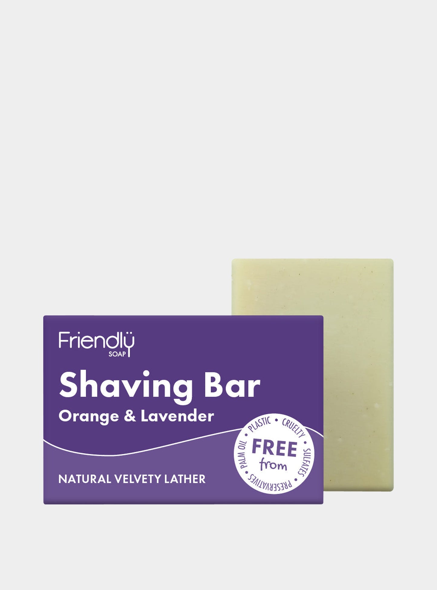 Shaving Bar - Orange & Lavender Friendly Soap