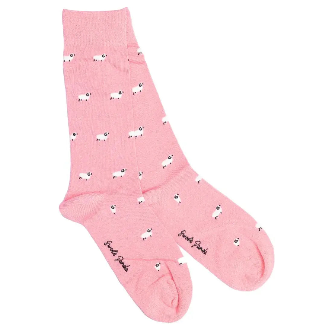 Sheep Bamboo Socks (Comfort Cuff) Swole Panda
