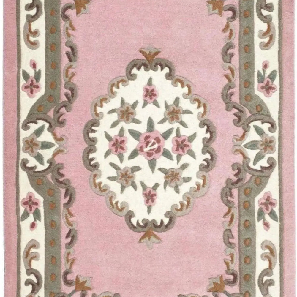 Shensi Pink Medallion Rug The Rugs