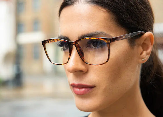 Shiny Black Parker Anti blue light glasses for Men & Women Ocushield