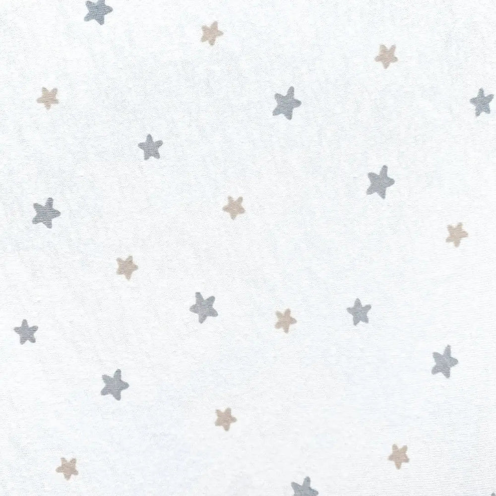 Shnuggle Moses Fitted Sheets - Stars | 2 Pack Shnuggle