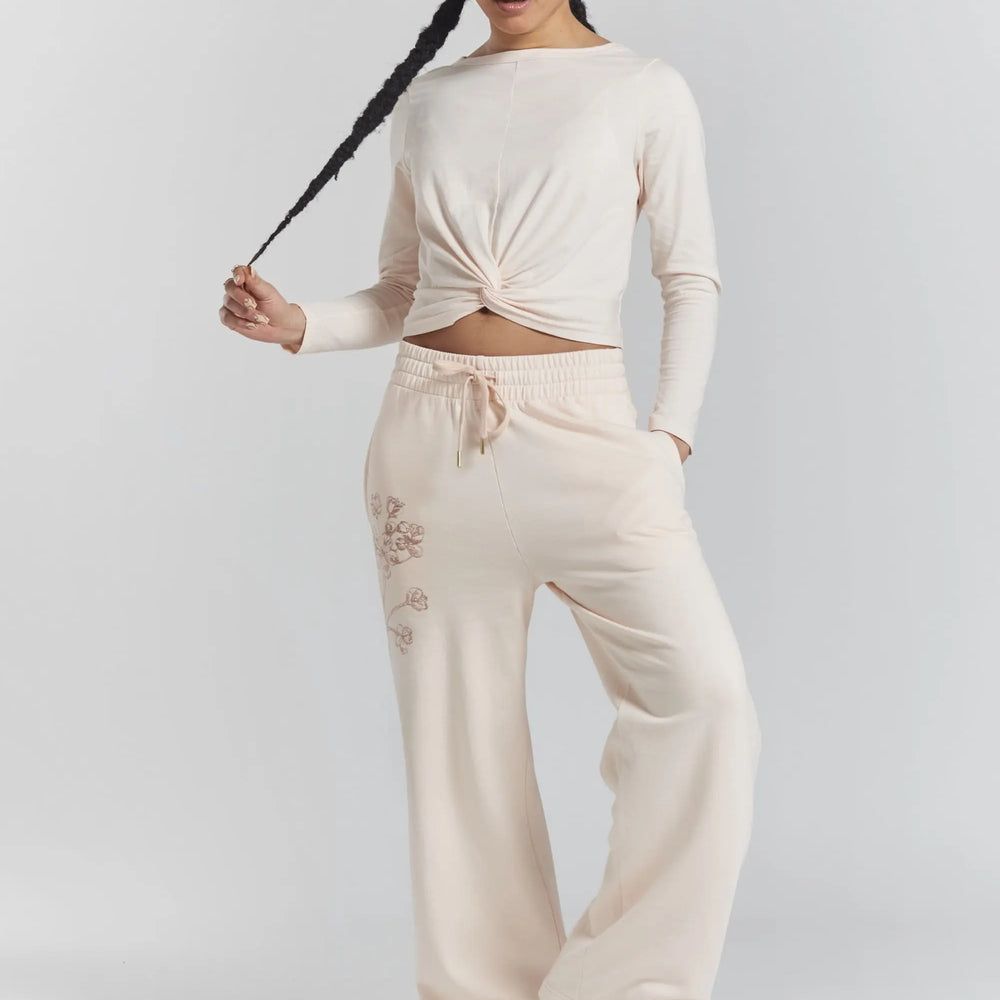Shobu Ethical-Cotton Twist-Front Top - Shoreline Peach Peachaus