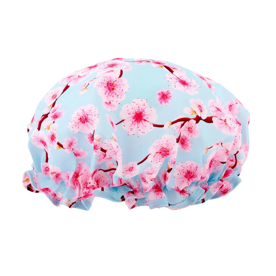 Shower Cap - Cherry Blossom Print SMUG