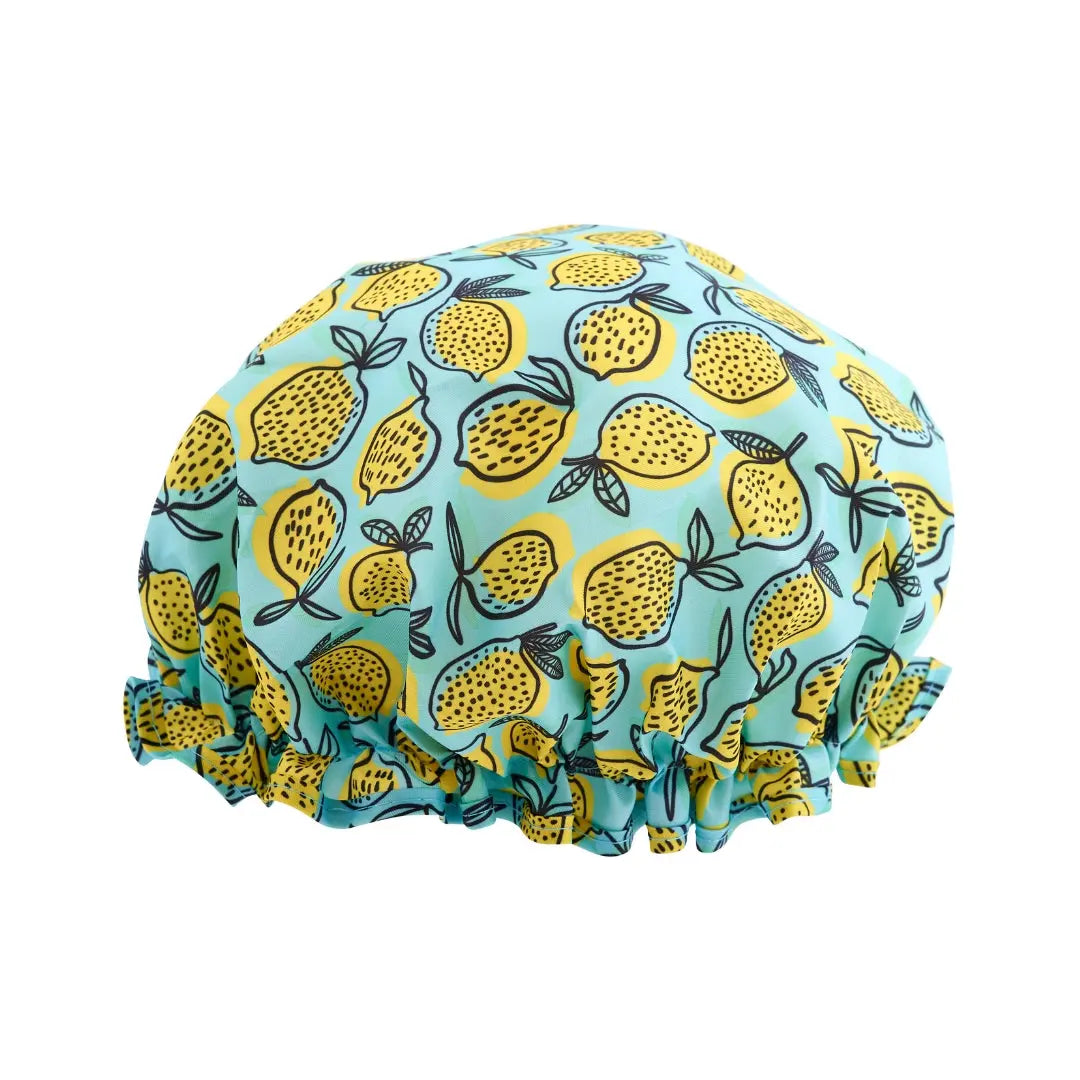 Shower Cap - Lemon Print SMUG