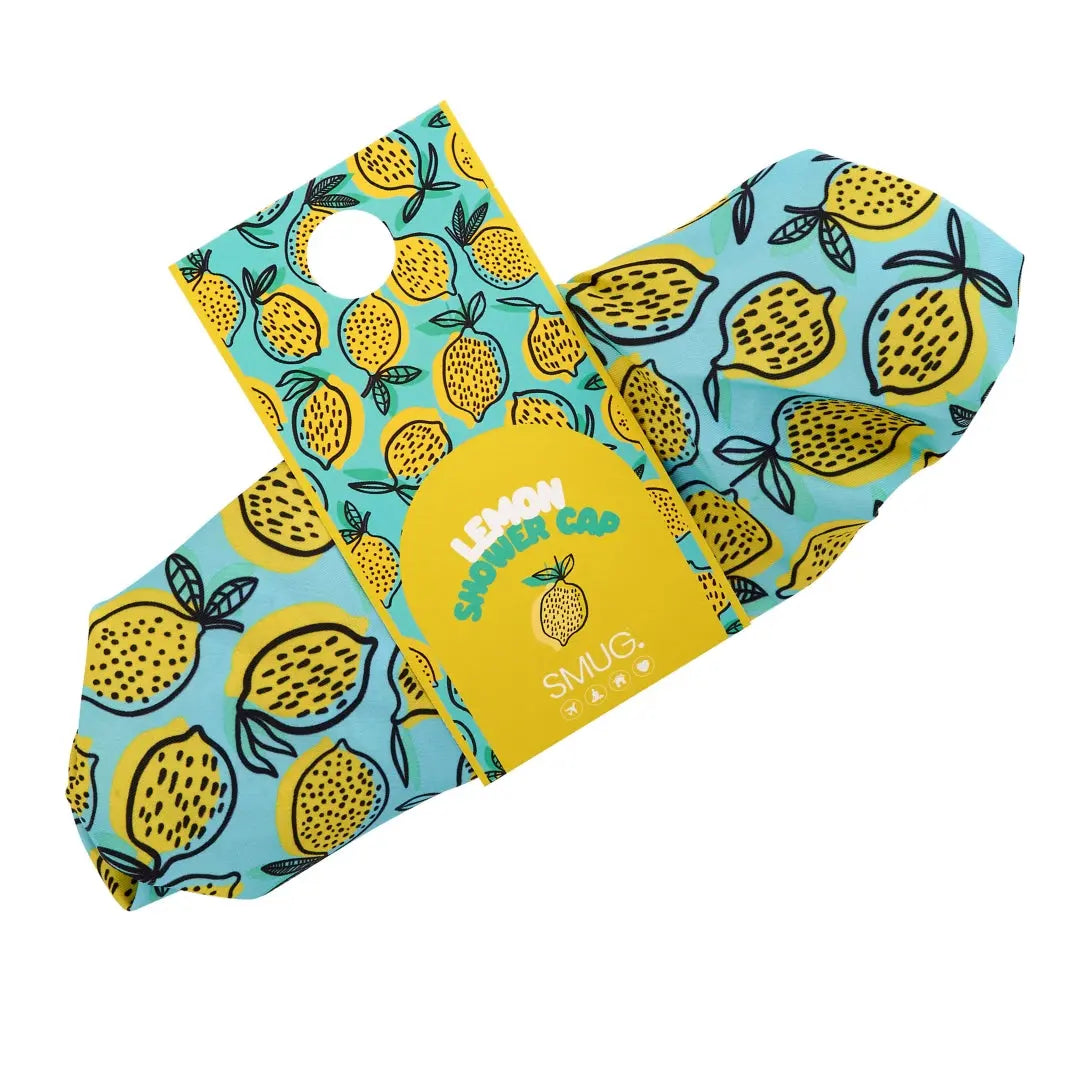Shower Cap - Lemon Print SMUG
