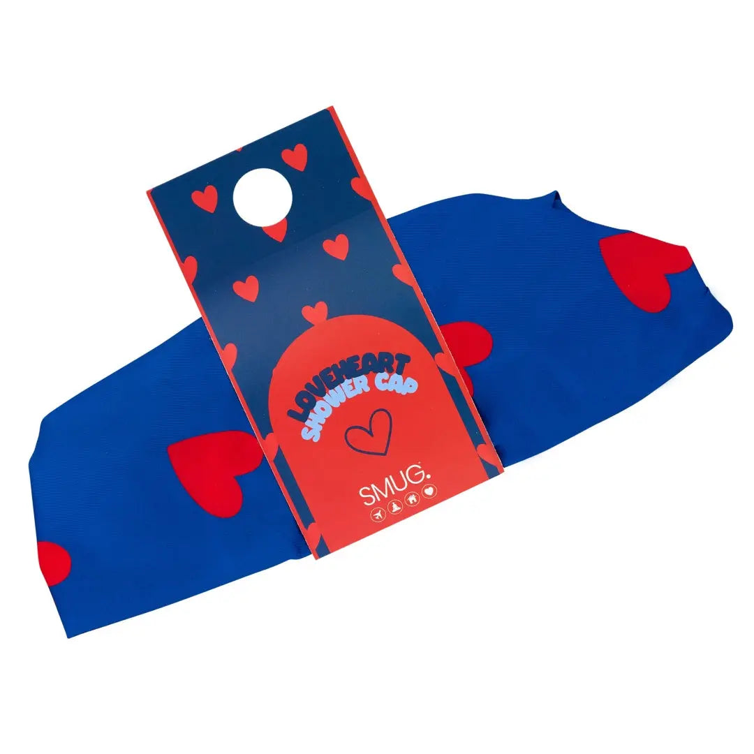 Shower Cap - Loveheart Print SMUG