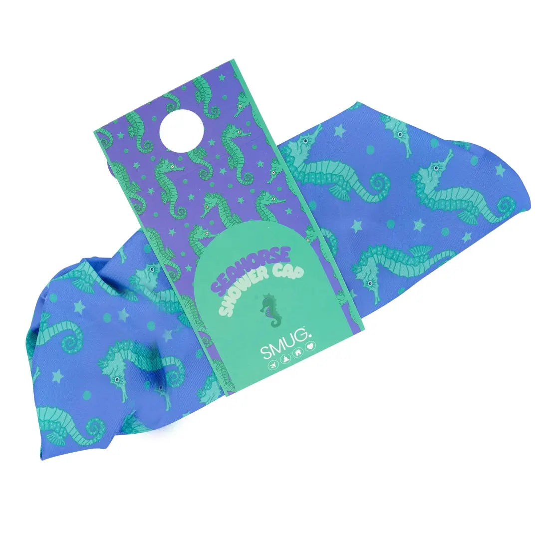 Shower Cap - Seahorse Print SMUG