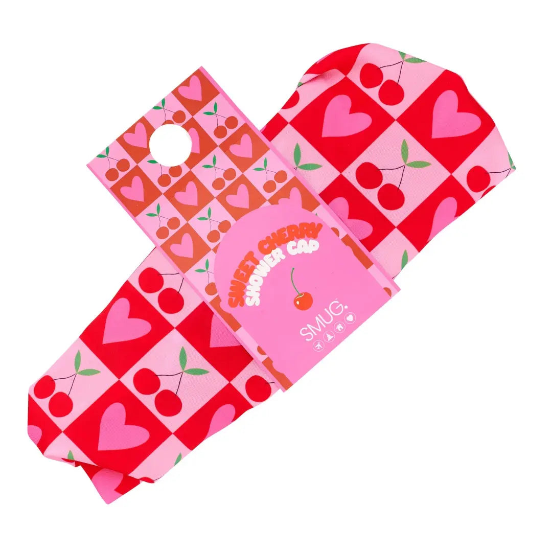 Shower Cap - Sweet Cherry Print SMUG