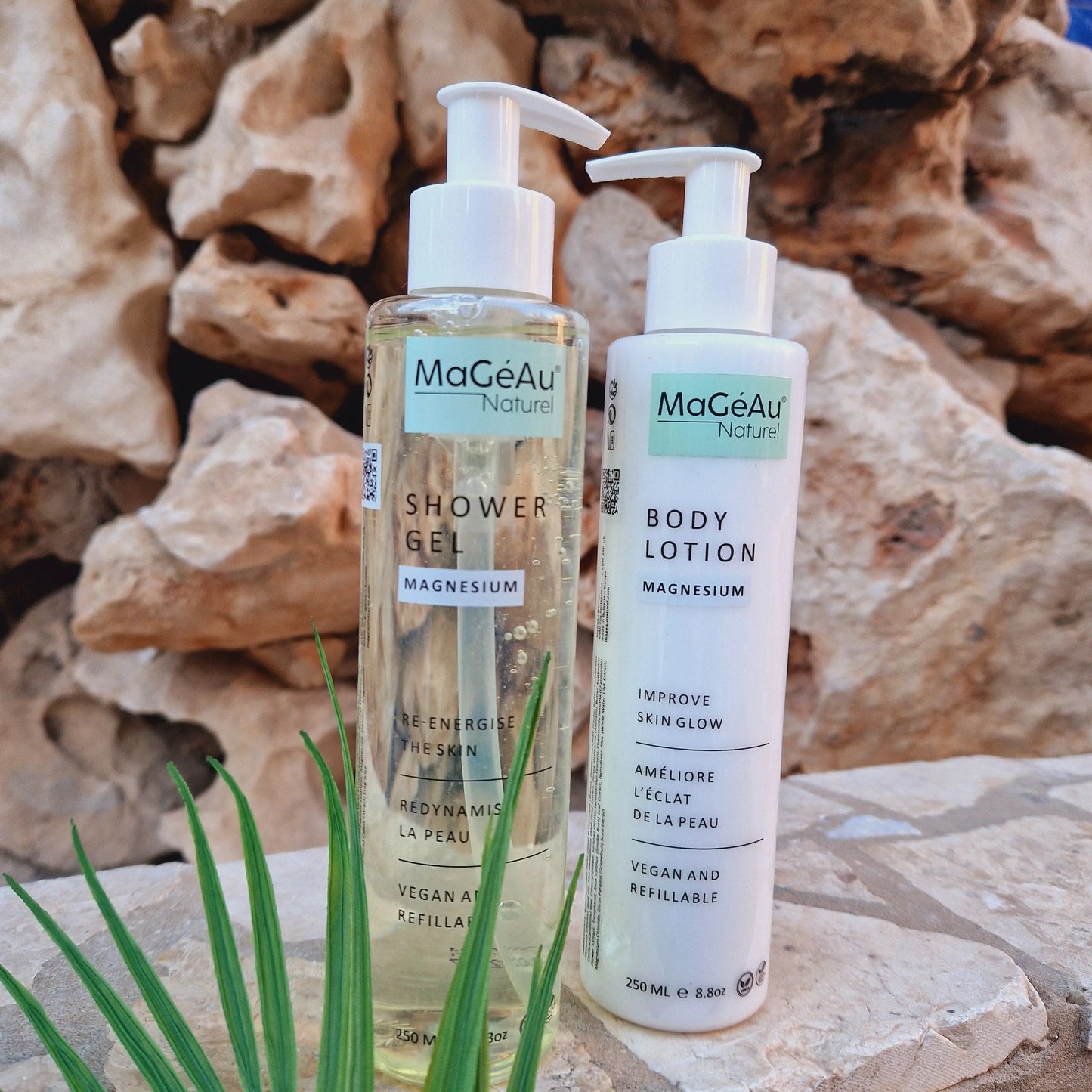 Shower Gel & Body Lotion Set MaGéAu Naturel