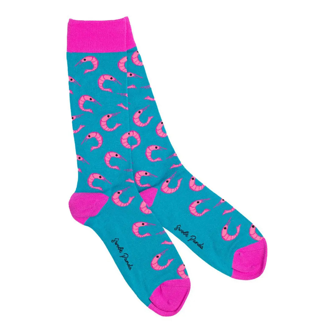 Shrimp Bamboo Socks Swole Panda