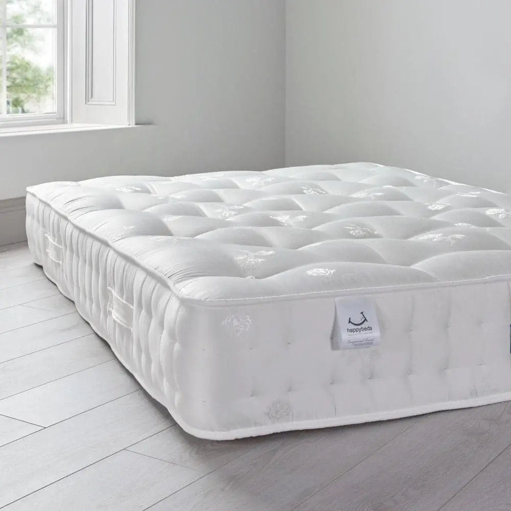 Signature Platinum 2000 Pocket Sprung Orthopaedic Natural Mattress Happy Beds