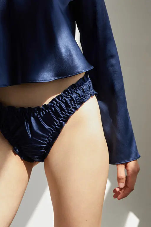 Silk Briefs 'Lelya' Blues TEYA