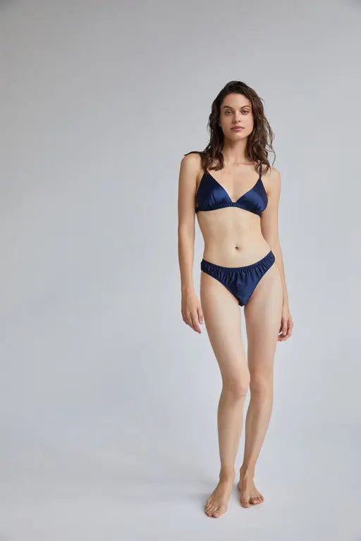 Silk Briefs 'Maia' Blues TEYA