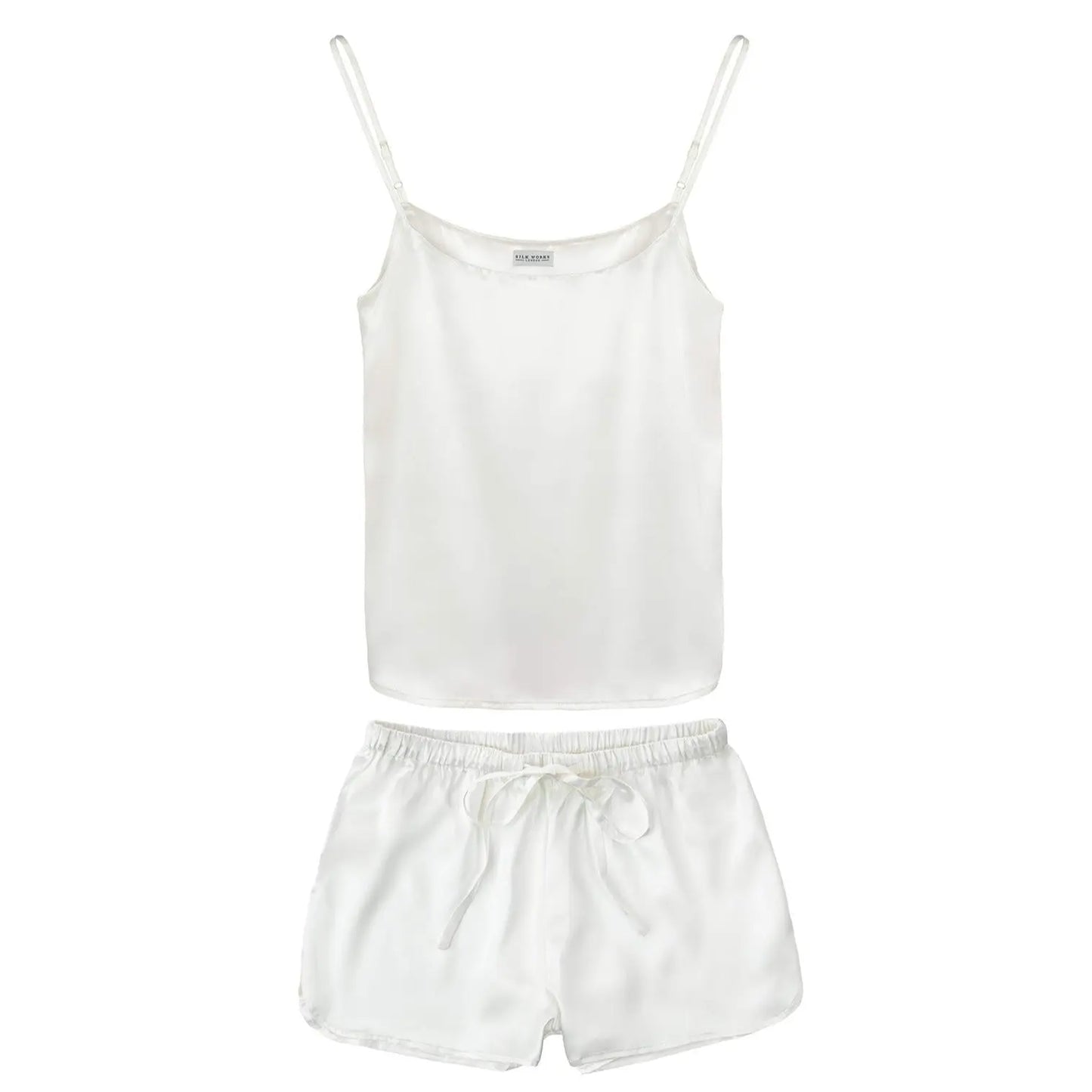 Silk Cami & Shorts Pyjama Set Silk Works London