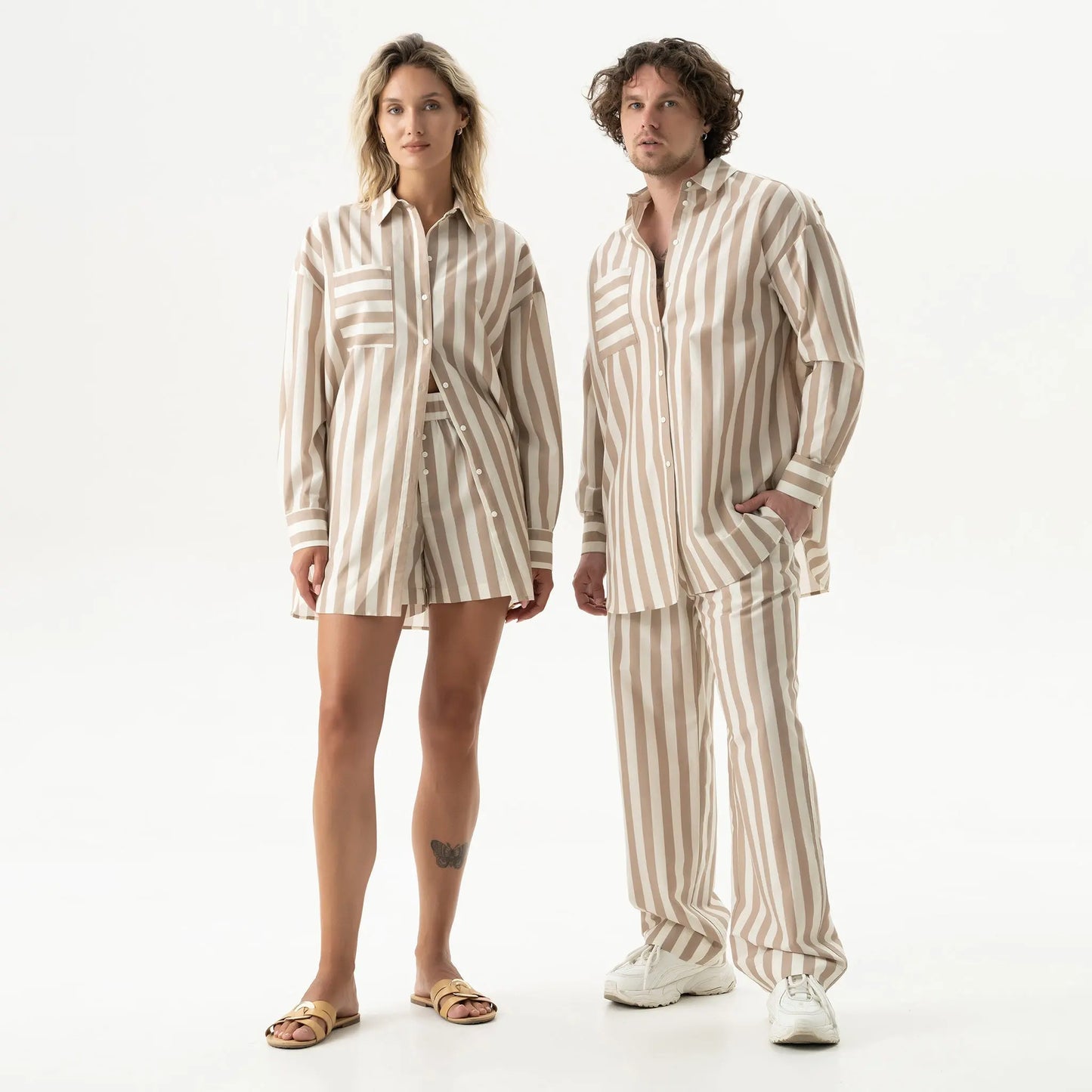 Silk Cotton Pants Oat Milk NOKAYA