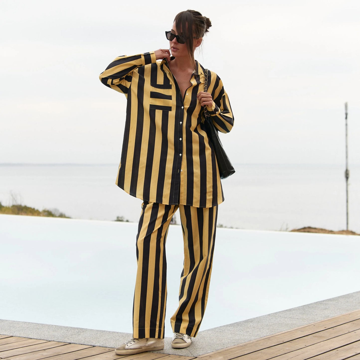 Silk Cotton Shirt Panna Cotta NOKAYA