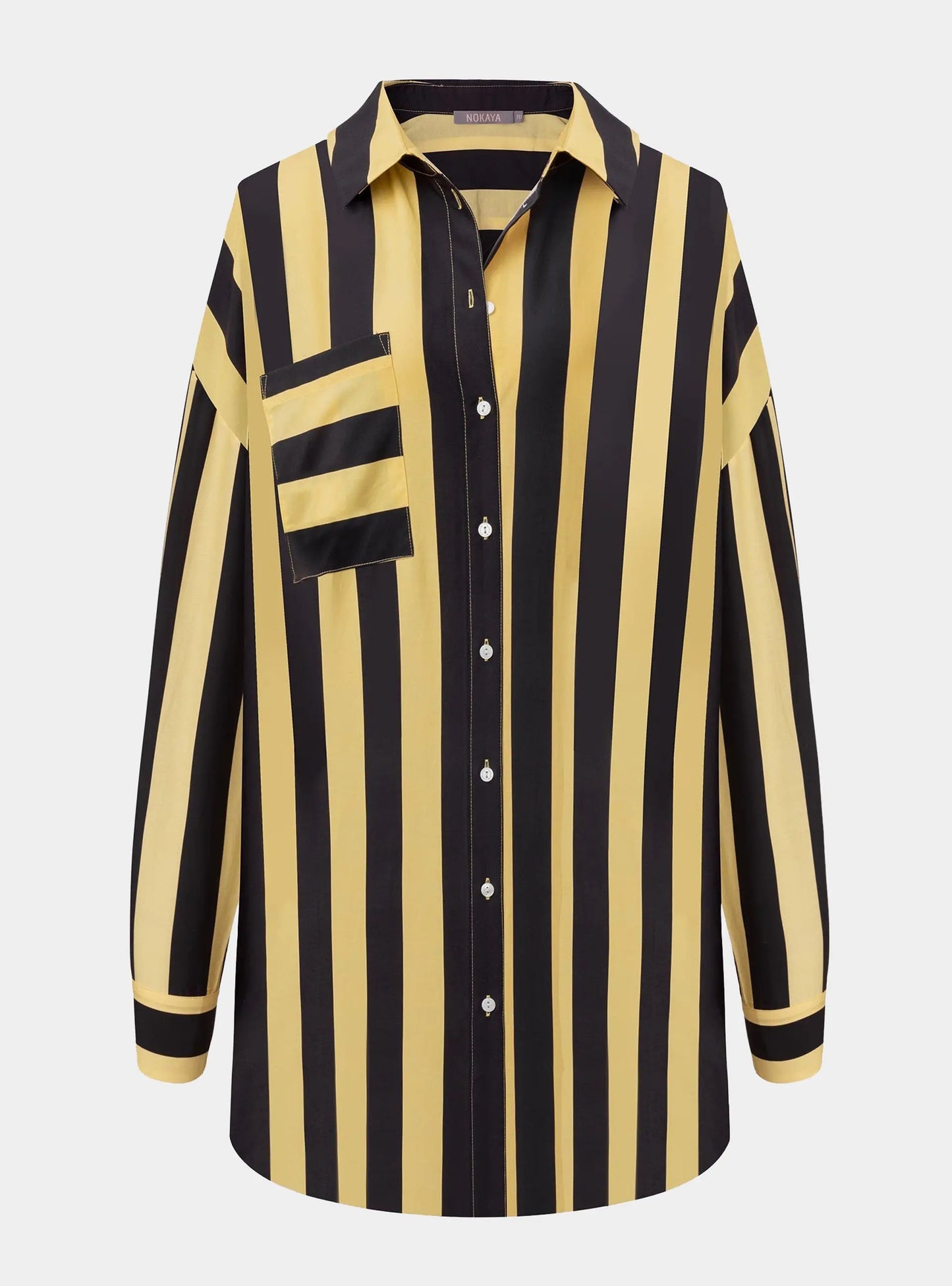 Silk Cotton Shirt Panna Cotta NOKAYA