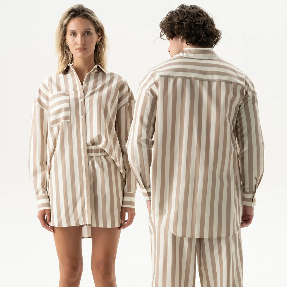 Silk Cotton Shorts Oat Milk NOKAYA
