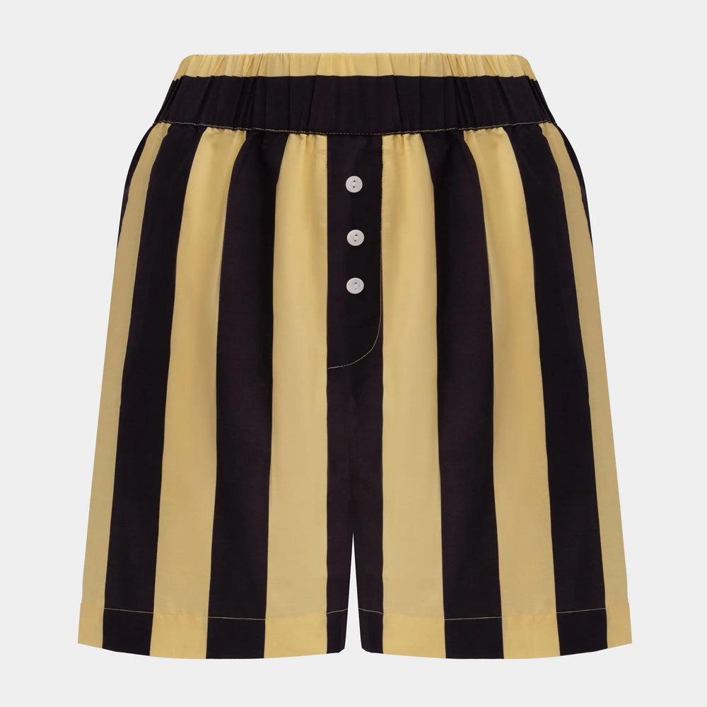 Silk Cotton Shorts Panna Cotta NOKAYA