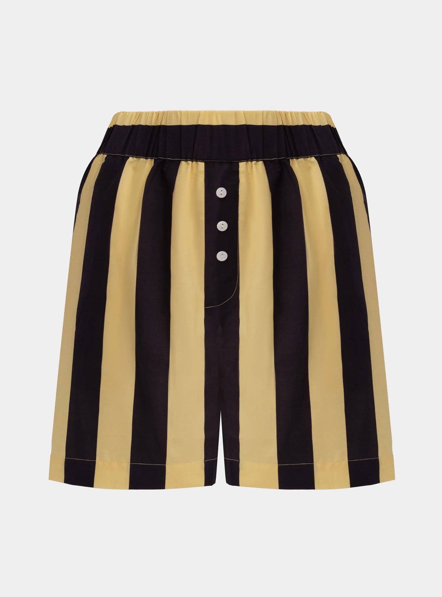 Silk Cotton Shorts Panna Cotta NOKAYA