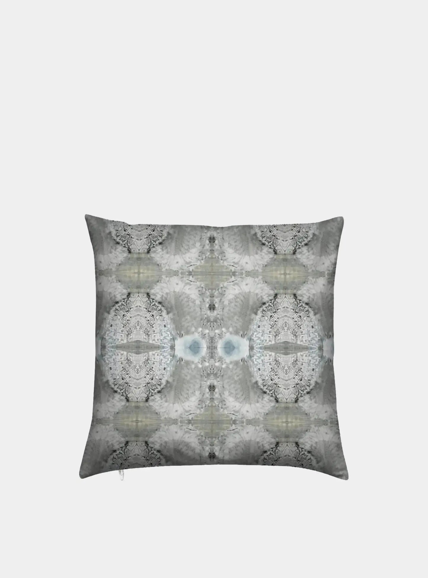 Silk Cushion - Lace Fan Pattern Long Studio Design