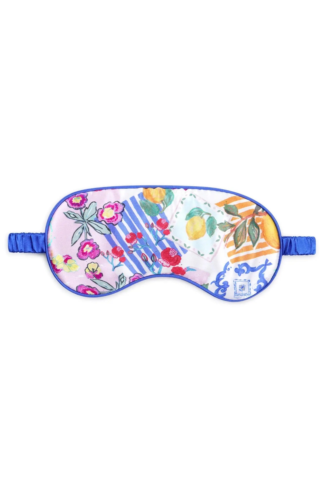 Silk Eye Mask  / "Amalfi" Jessica Russell Flint