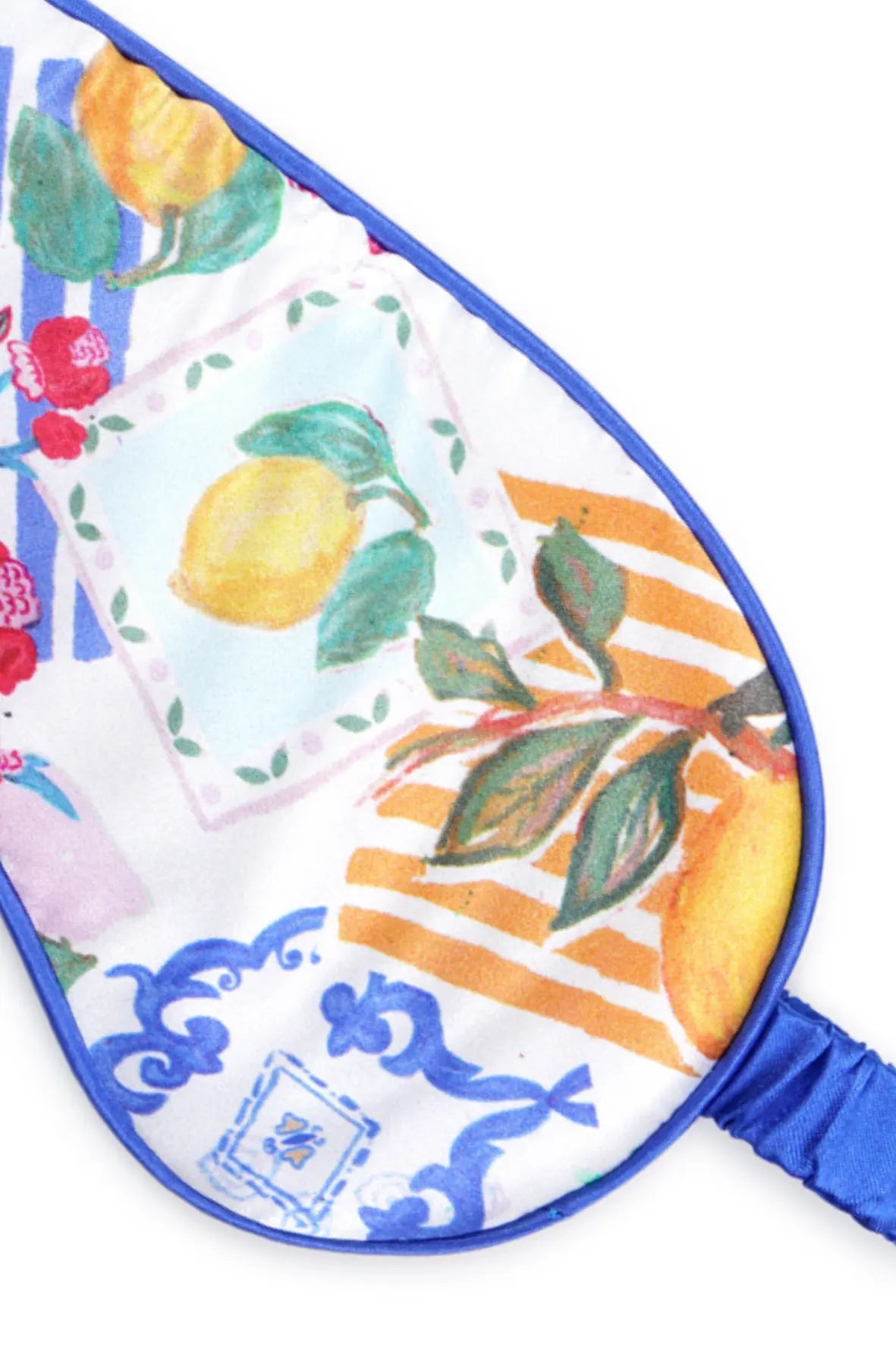 Silk Eye Mask  / "Amalfi" Jessica Russell Flint