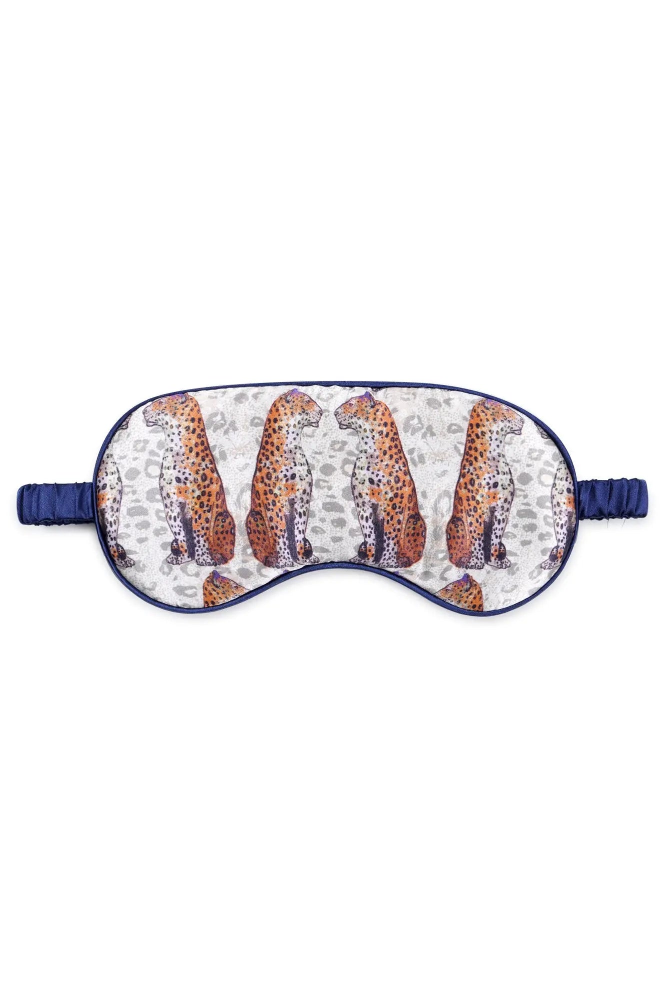 Silk Eye Mask / "Little Leopards" Jessica Russell Flint