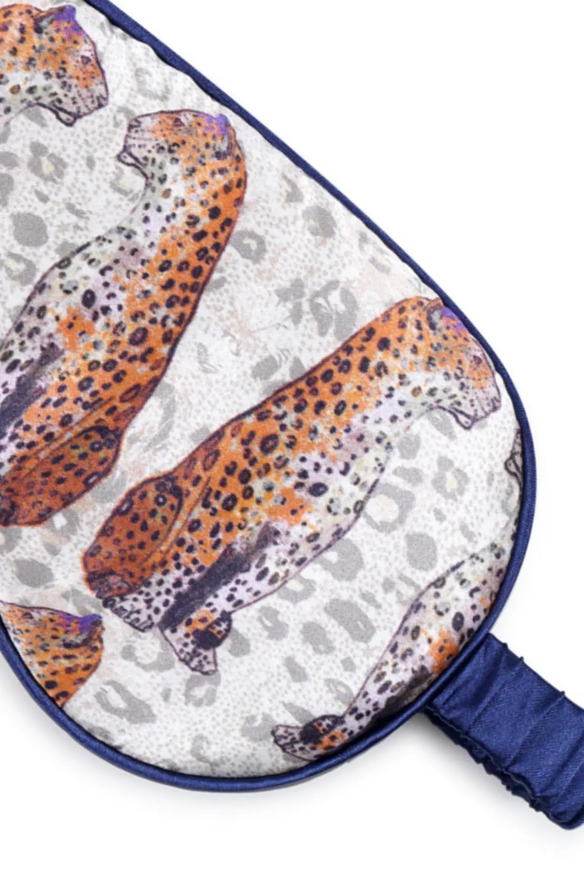 Silk Eye Mask / "Little Leopards" Jessica Russell Flint