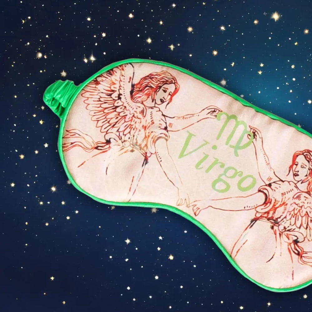 Silk Eye Mask / "Virgo" Jessica Russell Flint
