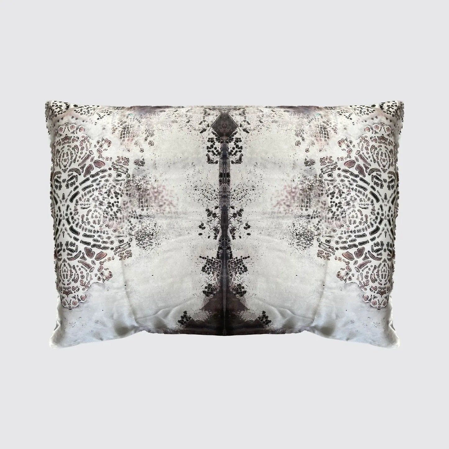 Silk Pillowcase - Burano Purple Grey Long Studio Design