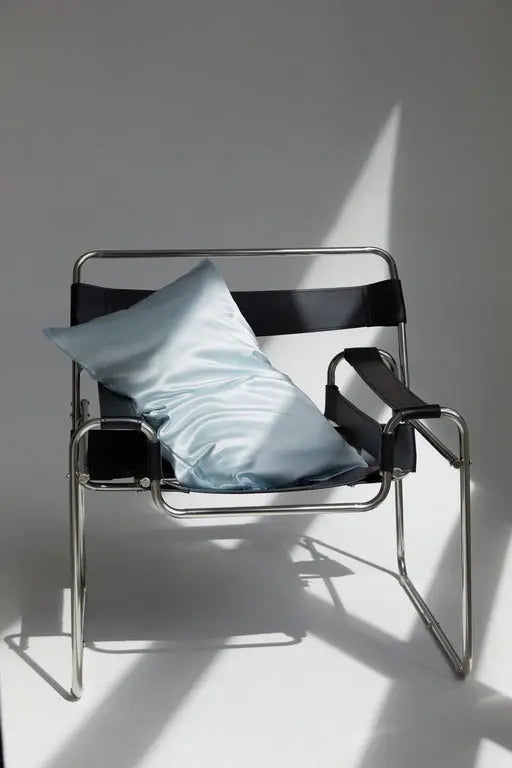 Silk Pillowcase 'Brussels Blue' TEYA
