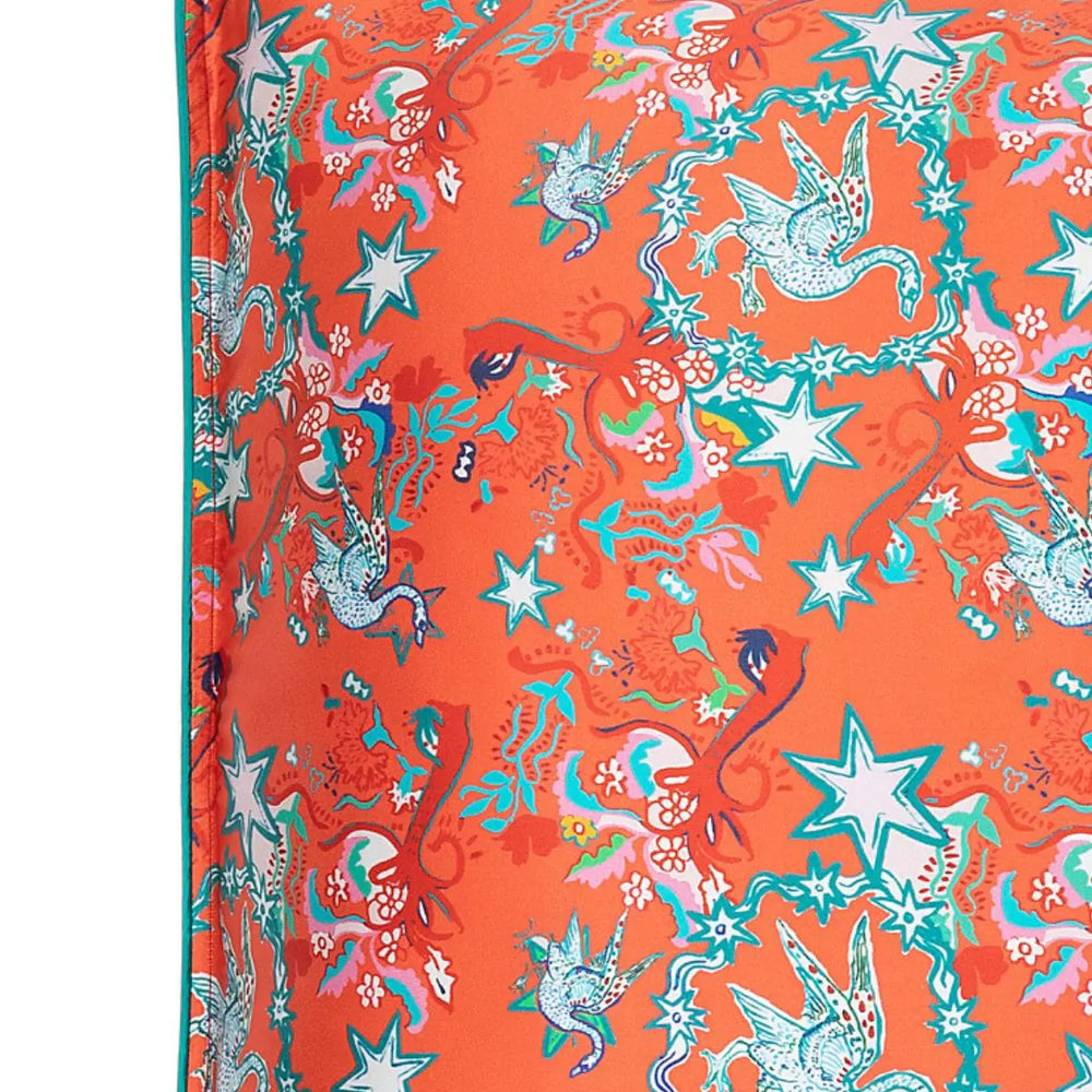 Silk Pillowcase / "Golden Goose" Jessica Russell Flint