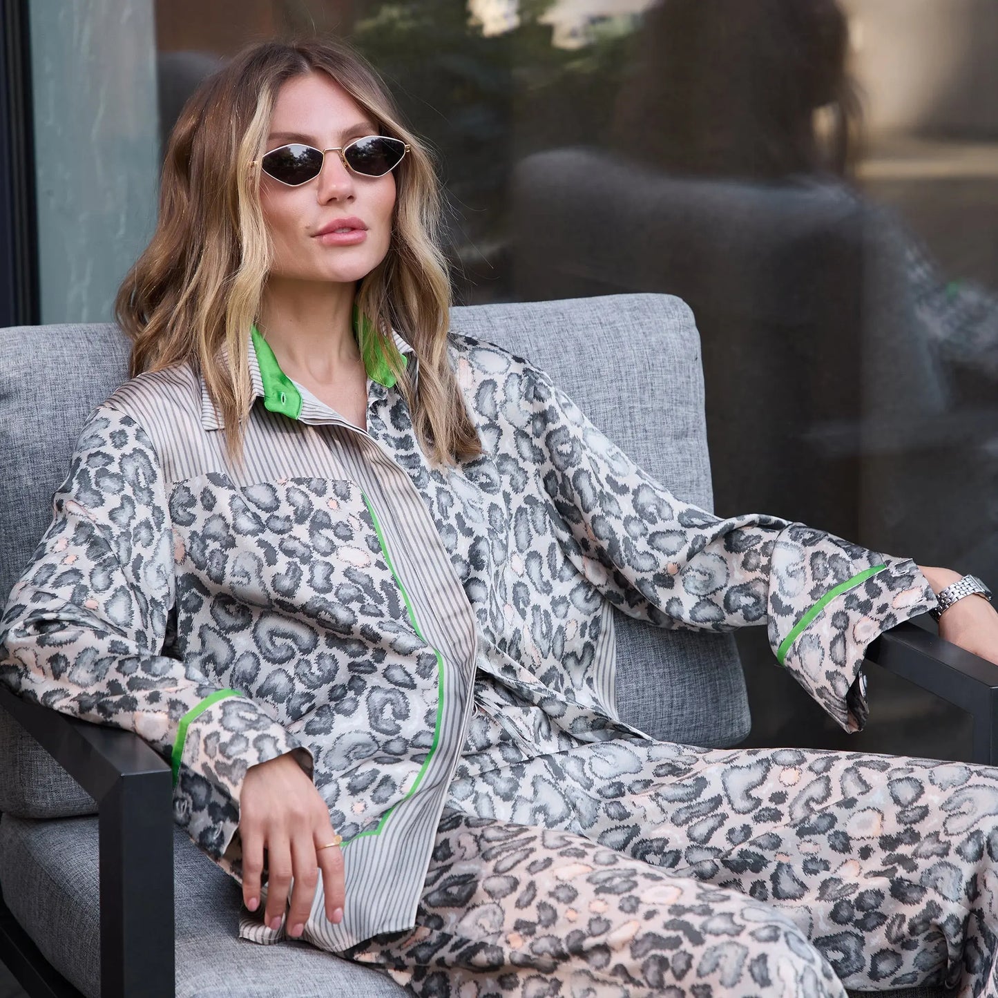Silk Shirt Animal Print NOKAYA