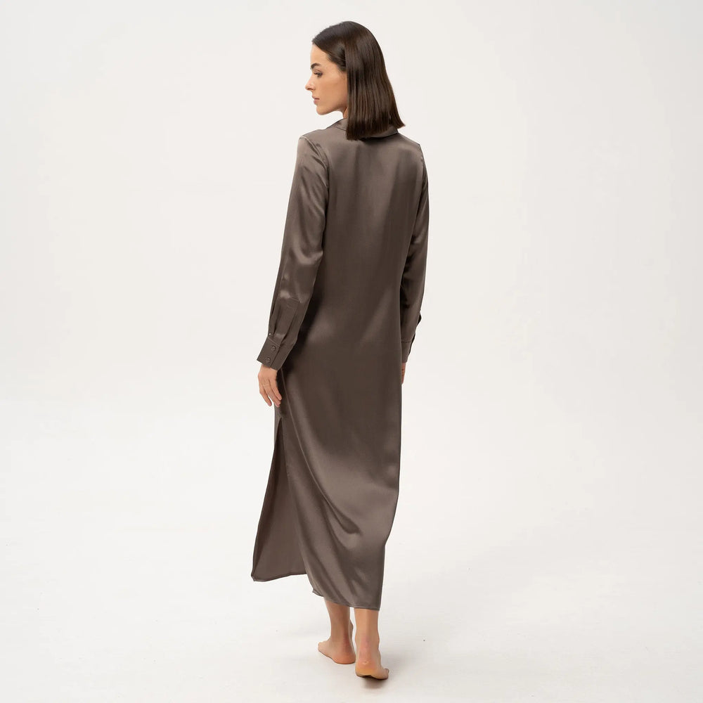 Silk Shirt Dress The Lady NOKAYA