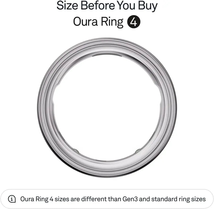 Silver Oura Ring 4 Oura