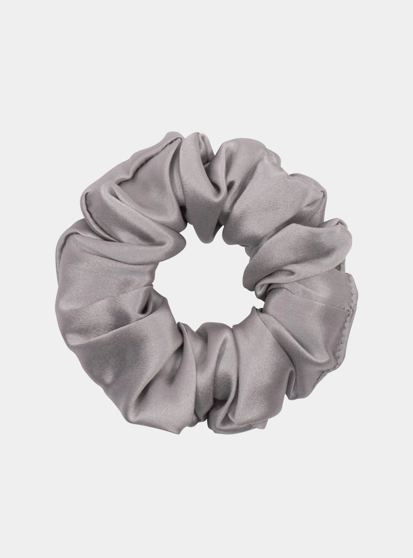 Silver Silk Scrunchie - Regular DREAMSILK