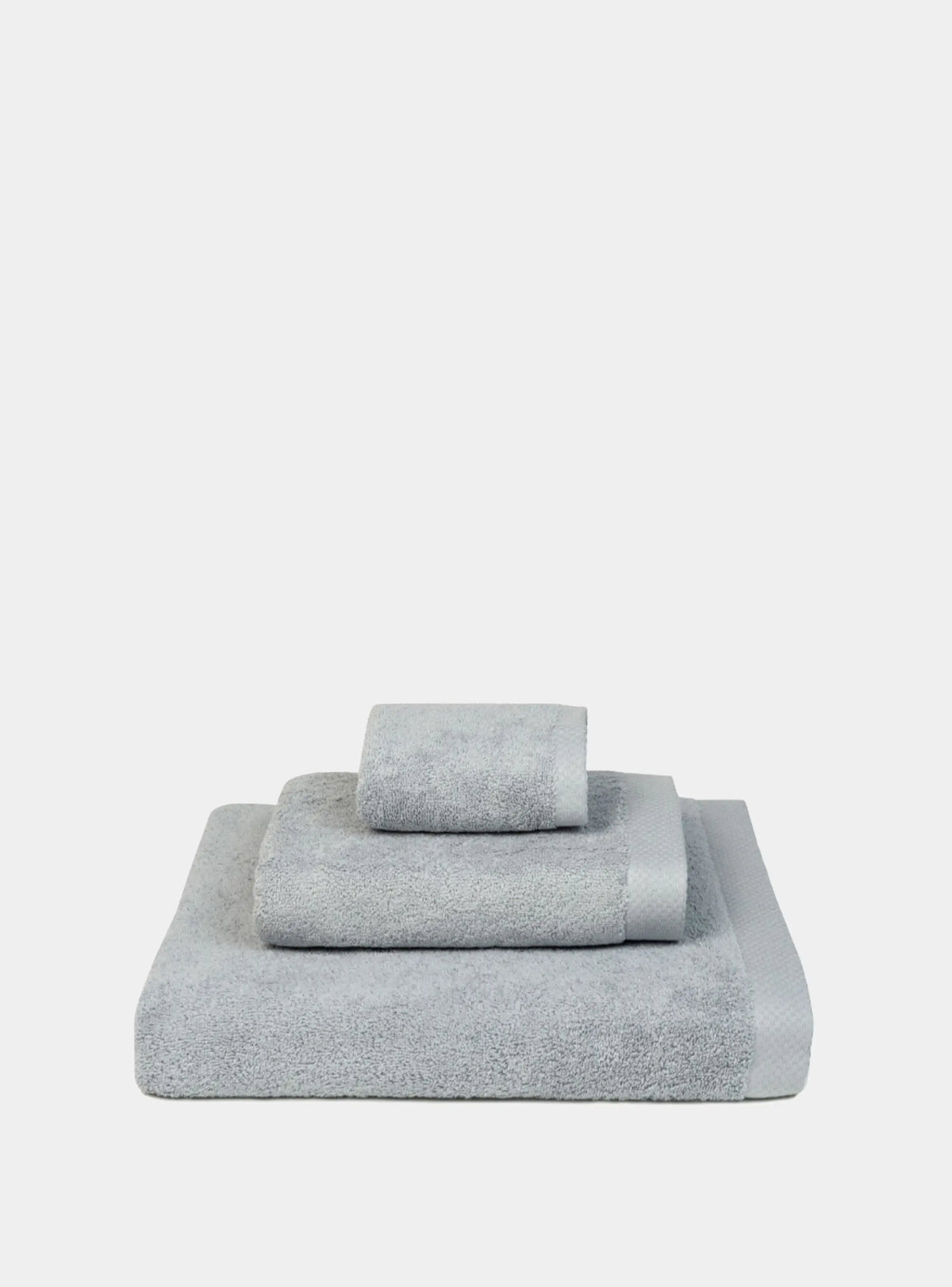 Silver grey Luxus Bath Towels Torres Novas UK