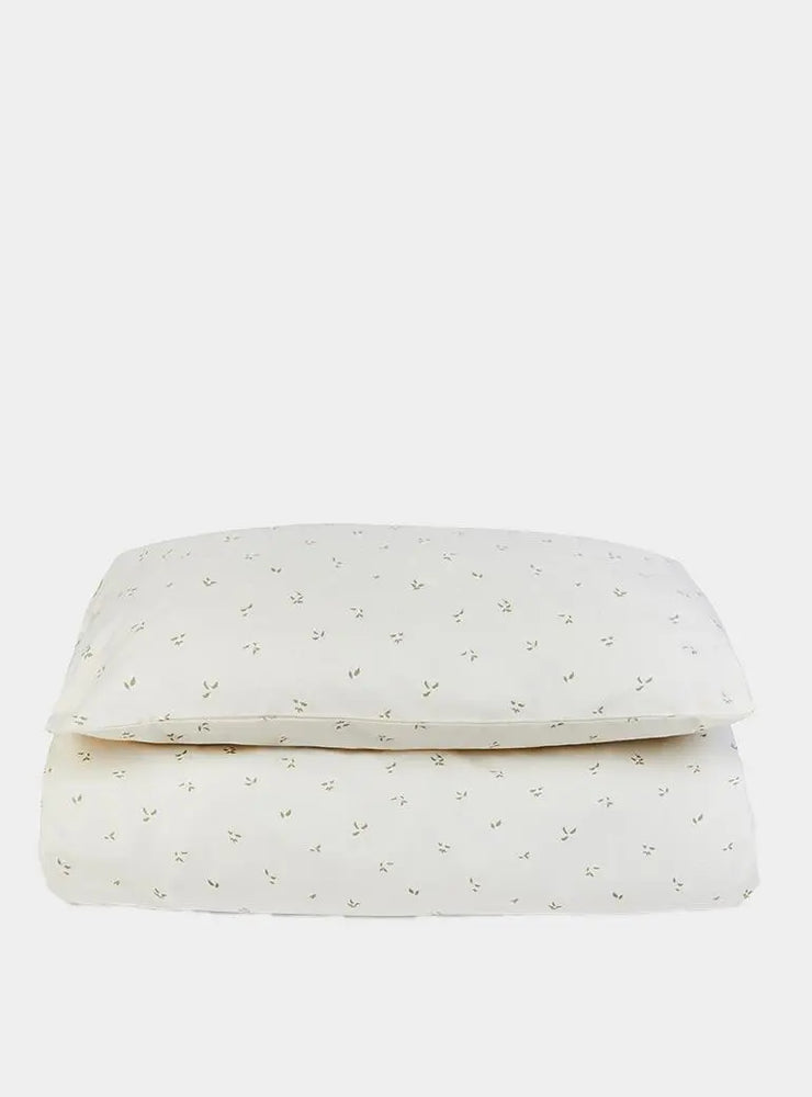 Single Organic Cotton Bedding Set - Nettle Scatter Avery Row