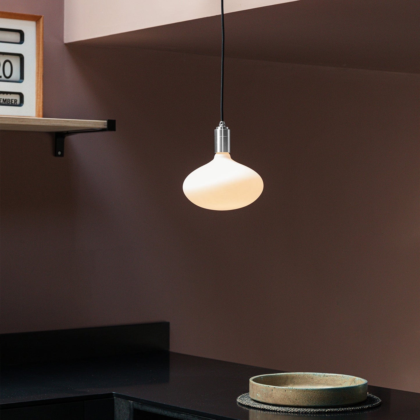 Oval II Pendant Light in Stainless Steel Tala