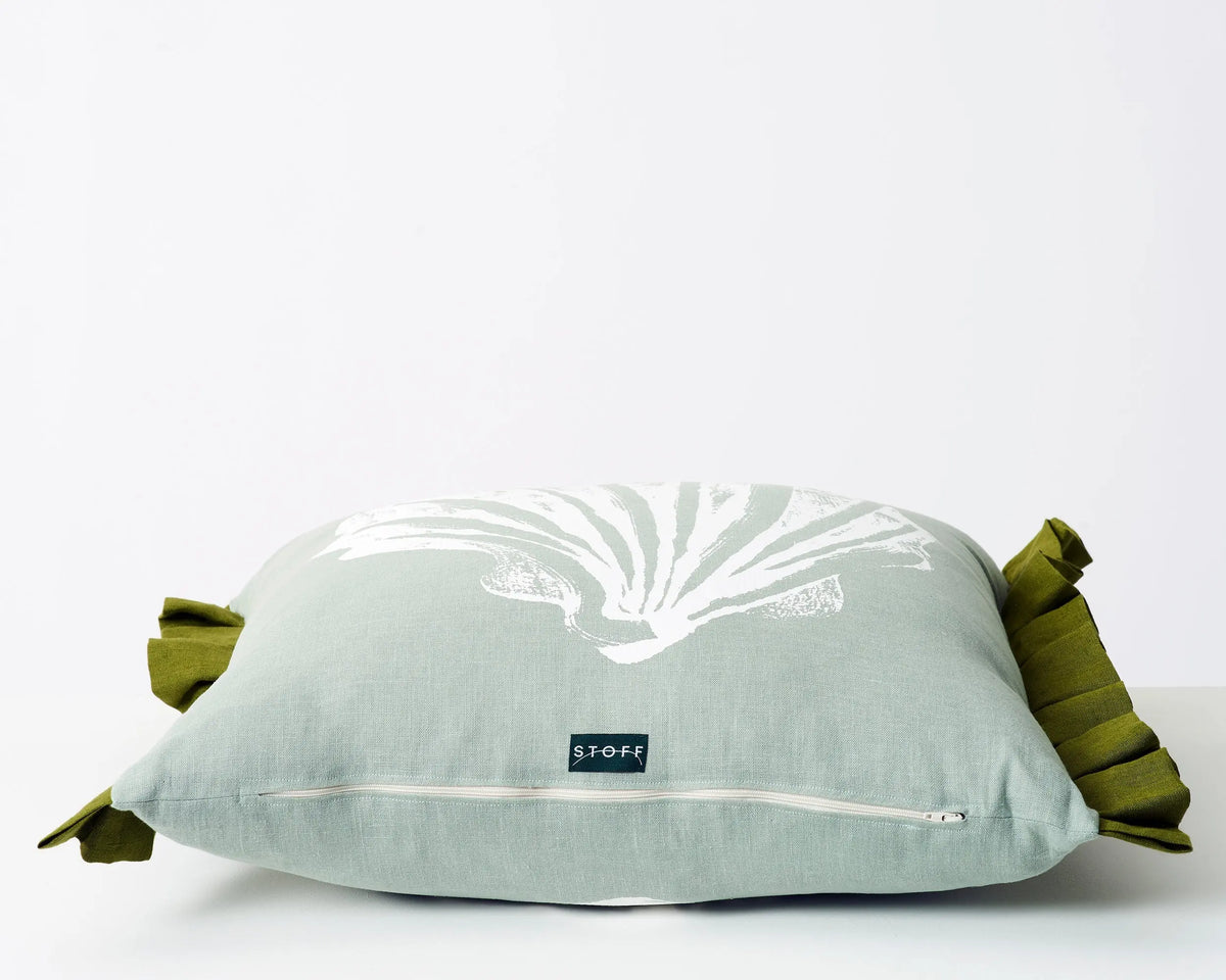 Single Pilgrim Cushion | Aqua Stoff Studios