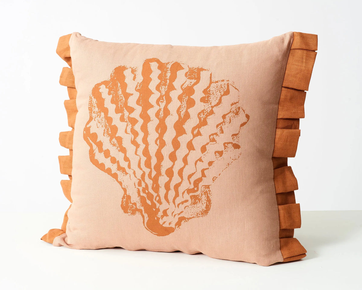 Single Pilgrim Cushion | Plaster Pink Stoff Studios