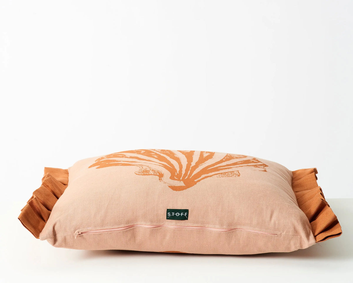 Single Pilgrim Cushion | Plaster Pink Stoff Studios