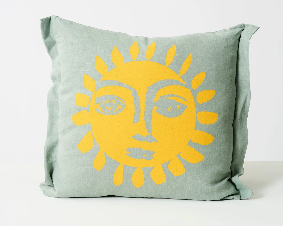 Single Sunne Cushion | Aqua Stoff Studios