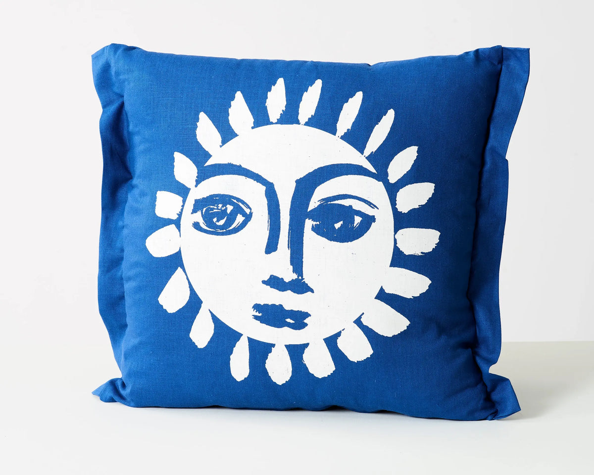 Single Sunne Cushion | Azure Stoff Studios
